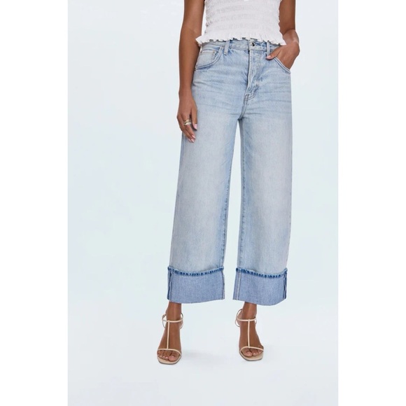 pistola Denim - Pistola Ryder High Rise Cuffed Straight Leg Jean